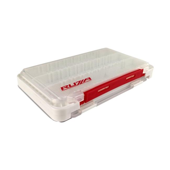 RUZZA Коробка 2-х сторонняя для приманок 175x105x30мм вставки EVA-foam + 12 перемычек - фото2