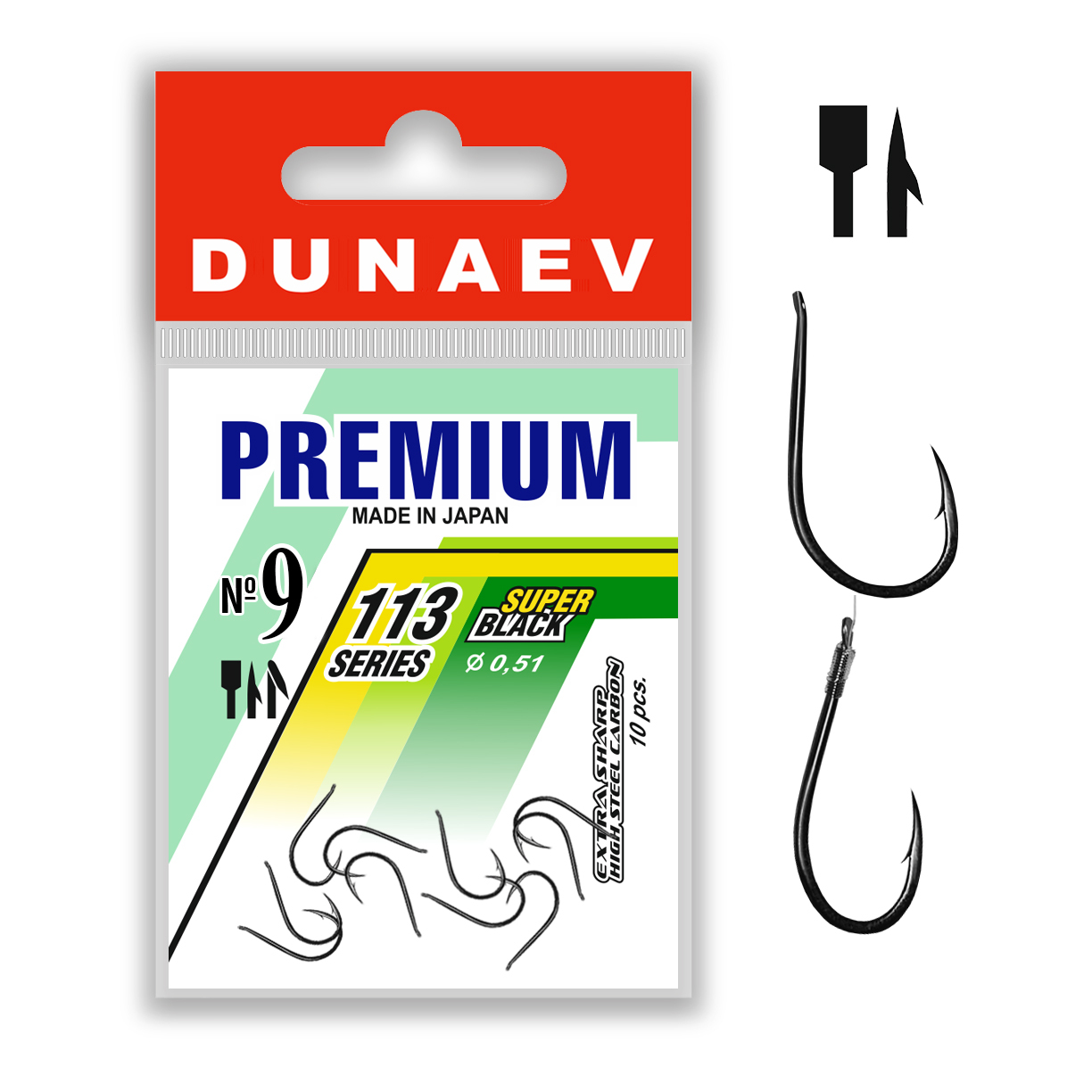 Крючок Dunaev Premium 113 #9 - фото
