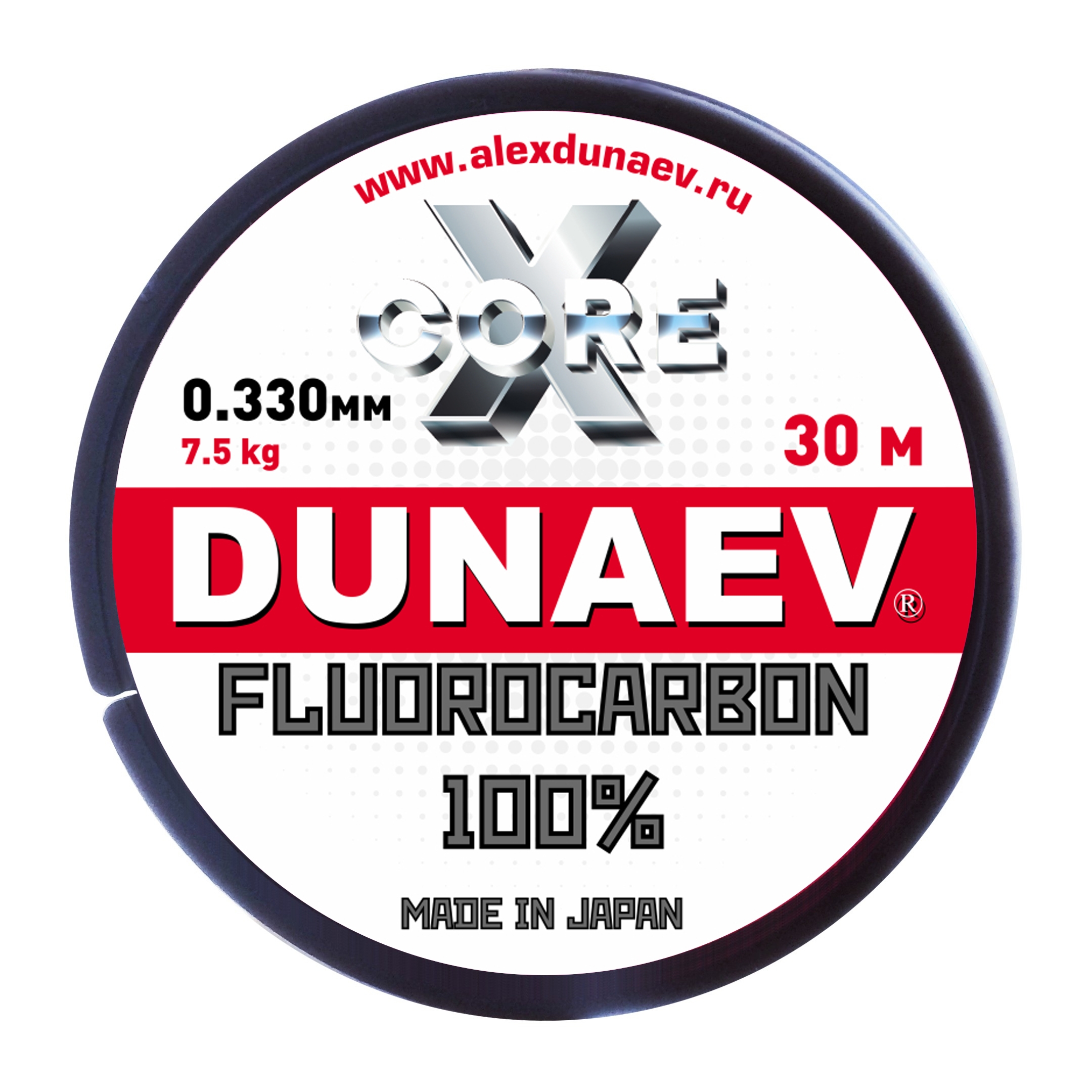 Леска Dunaev Fluorocarbon 0.330мм 30м - фото