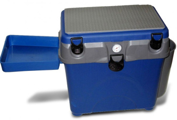Рыболовный ящик A-elita A-Box зимний с термометром Синий - фото