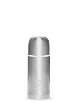 Термос для напитков с узким горлом и глухой пробкой, объем 0,5л. Дополнительная чашка в комплекте - фото