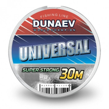 Леска монофил Dunaev Universal 30м 0.12мм 1.30кг - фото
