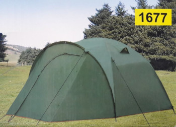 Палатка туристическая четырехместная (Д (240+70+110)×Ш220×В170) - фото