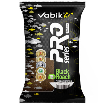 Прикормка Vabik PRO Black Roach (Плотва черная) 1кг - фото