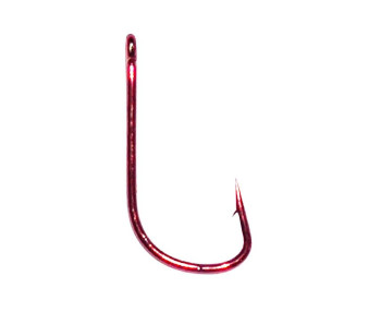 Крючки одинарные Kujira Universal 180 RED (10 шт) размер 7 - фото