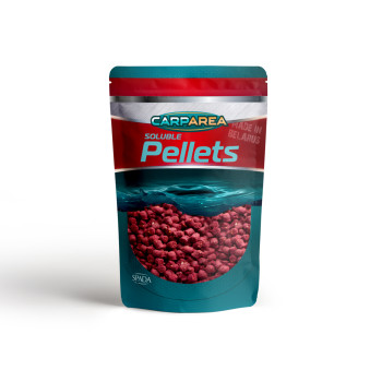 CARPAREA «Soluble Pellets» (Strawberry/Клубника) 6мм,1кг - фото