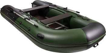 Лодка Ривьера Максима 3400 СК зелёный/черный - фото