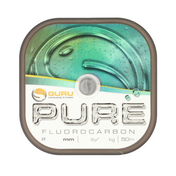 Леска флюорокарбоновая Guru Pure Fluorocarbon 0,12мм 50м 1,2кг. - фото