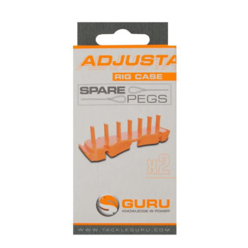 Поводочница GURU Adjustable Rig Case Spare Peg Orange - фото